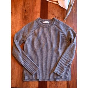 Everlane Ribbed Wool Cashmere Crew : XS